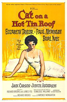 AffichecinemaCat on a Hot Tin Roof